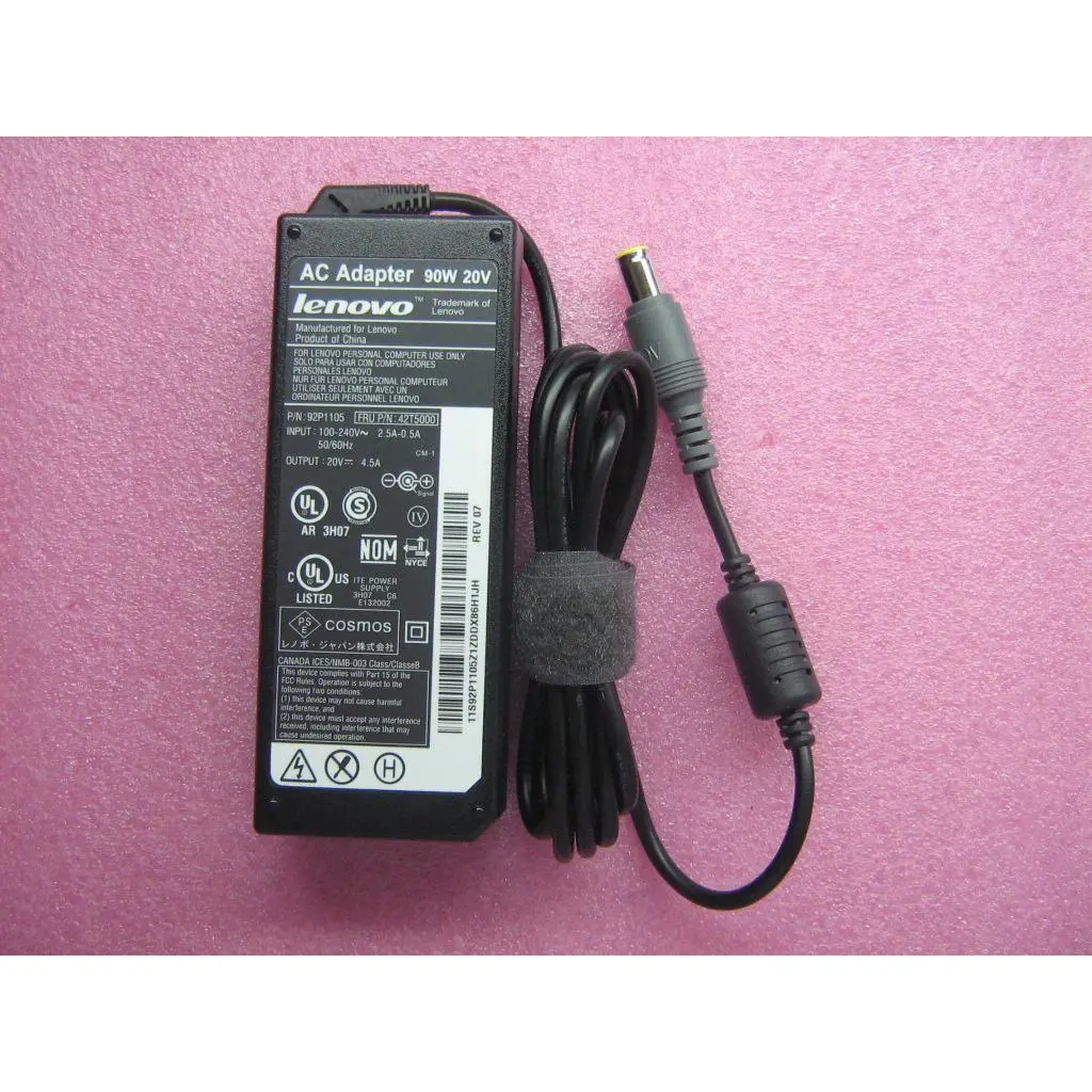 Lenovo ThinkPad 90W AC Adapter (EU1) power adapter/inverter Indoor Black