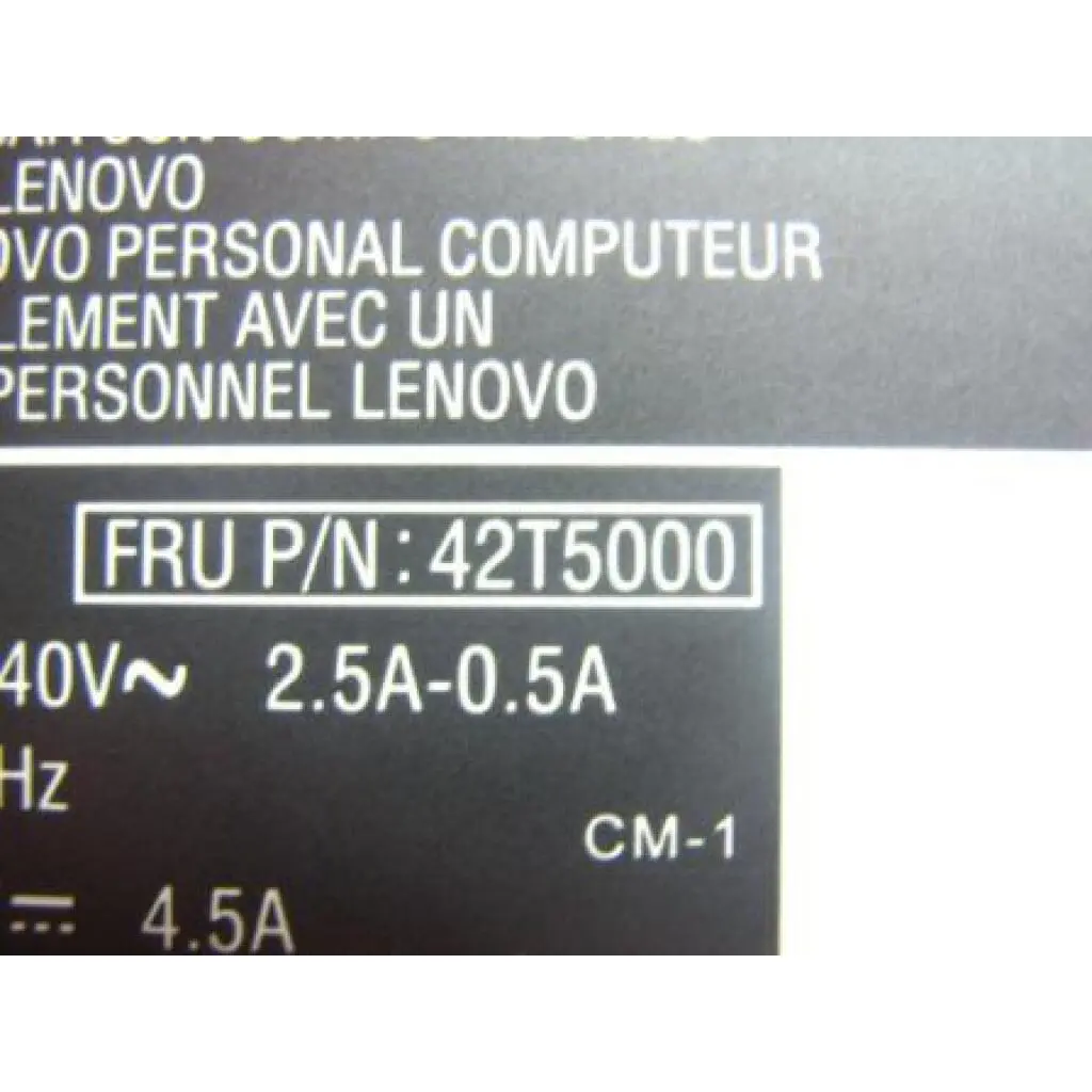 Lenovo ThinkPad 90W AC Adapter (EU1) power adapter/inverter Indoor Black - Image 5