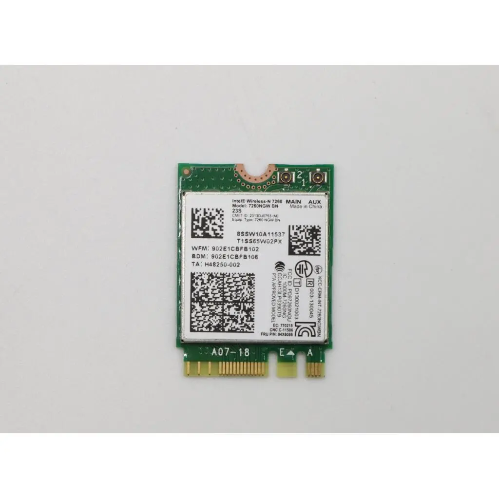 FRU Intel WP2 bgn M.2 combo BT ROM SKU.