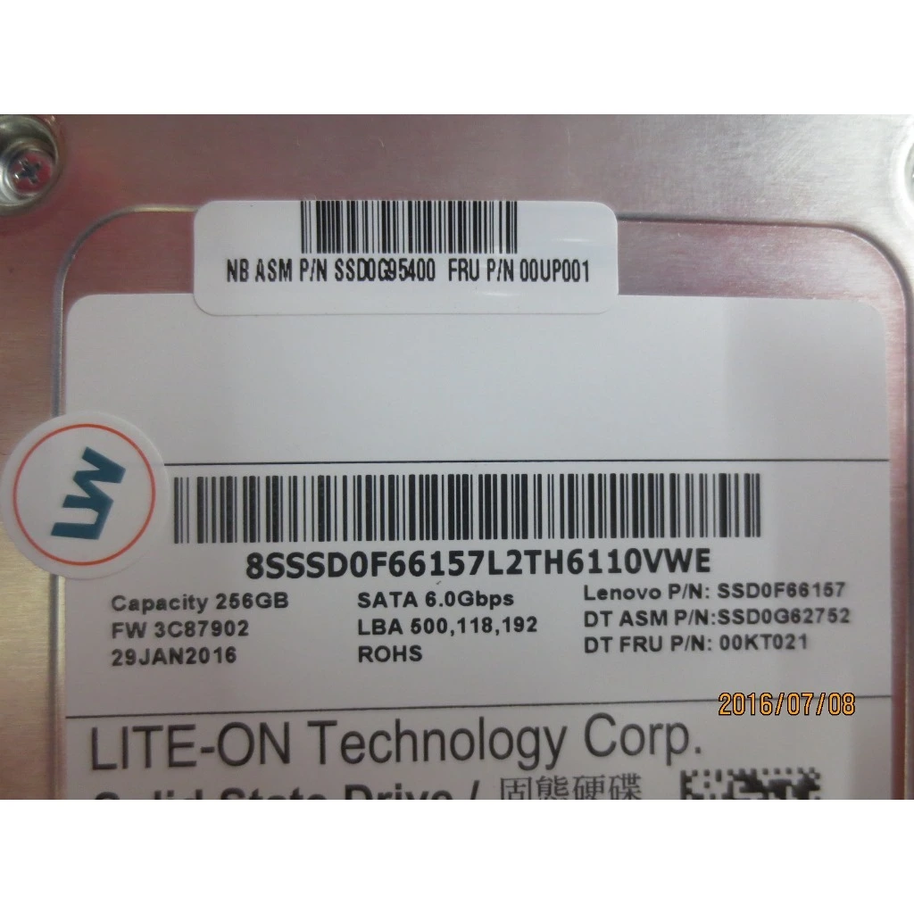 Lenovo 00UP001 internal solid state drive 256 GB 2.5" Serial ATA III - Image 3