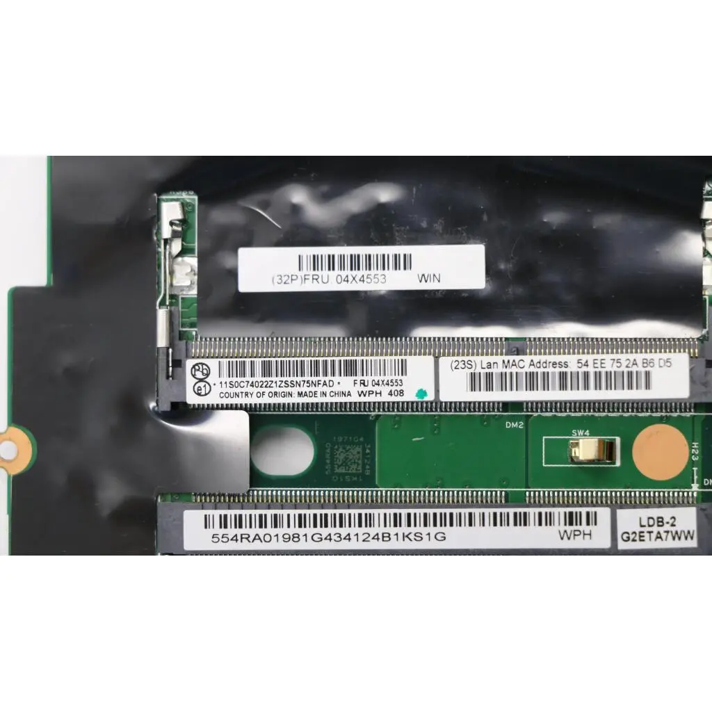 Lenovo 04X4553 laptop spare part Motherboard - Image 6