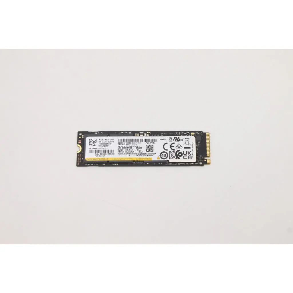 Lenovo SSD 2TB,M.2,2280,PCIE4X4,STD,SAMSUNG