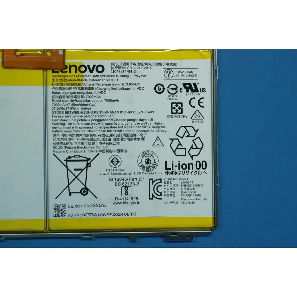 TB-X605C New Bat Assy&*HQ3160AF33000 CS - Image 4