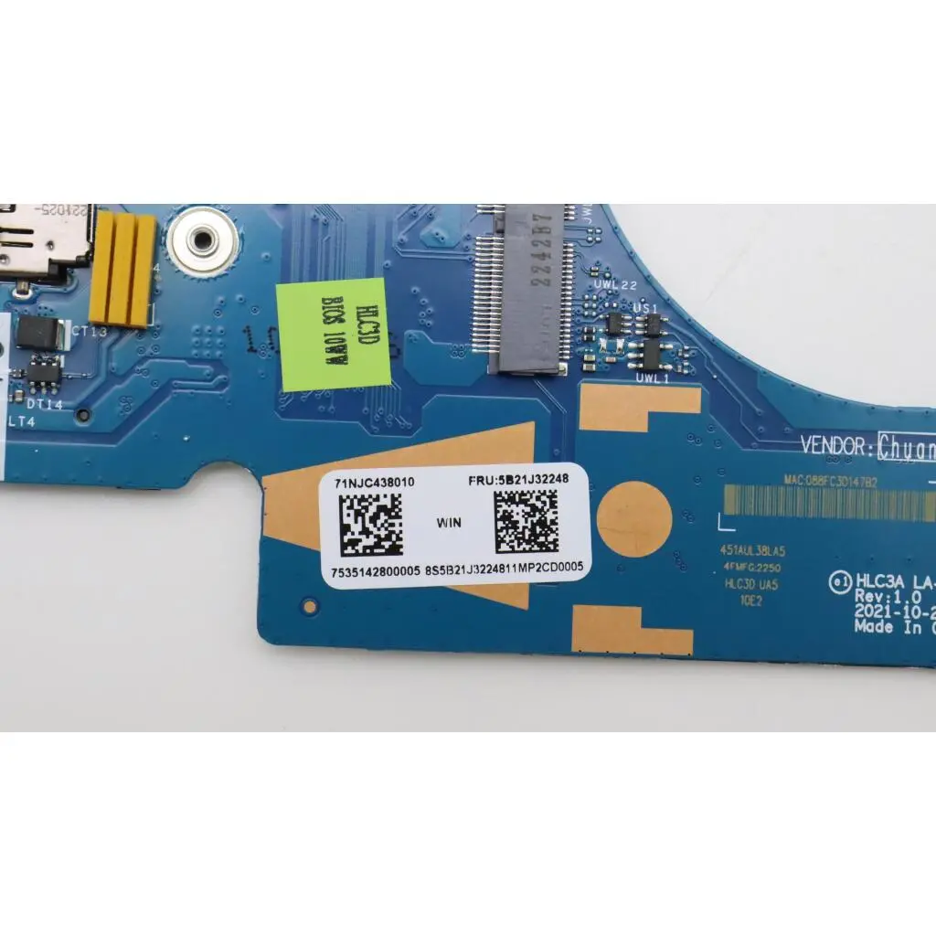 Lenovo BDPLANAR, MB C 83B2 WIN R57530U_UMA8G RM - Image 6