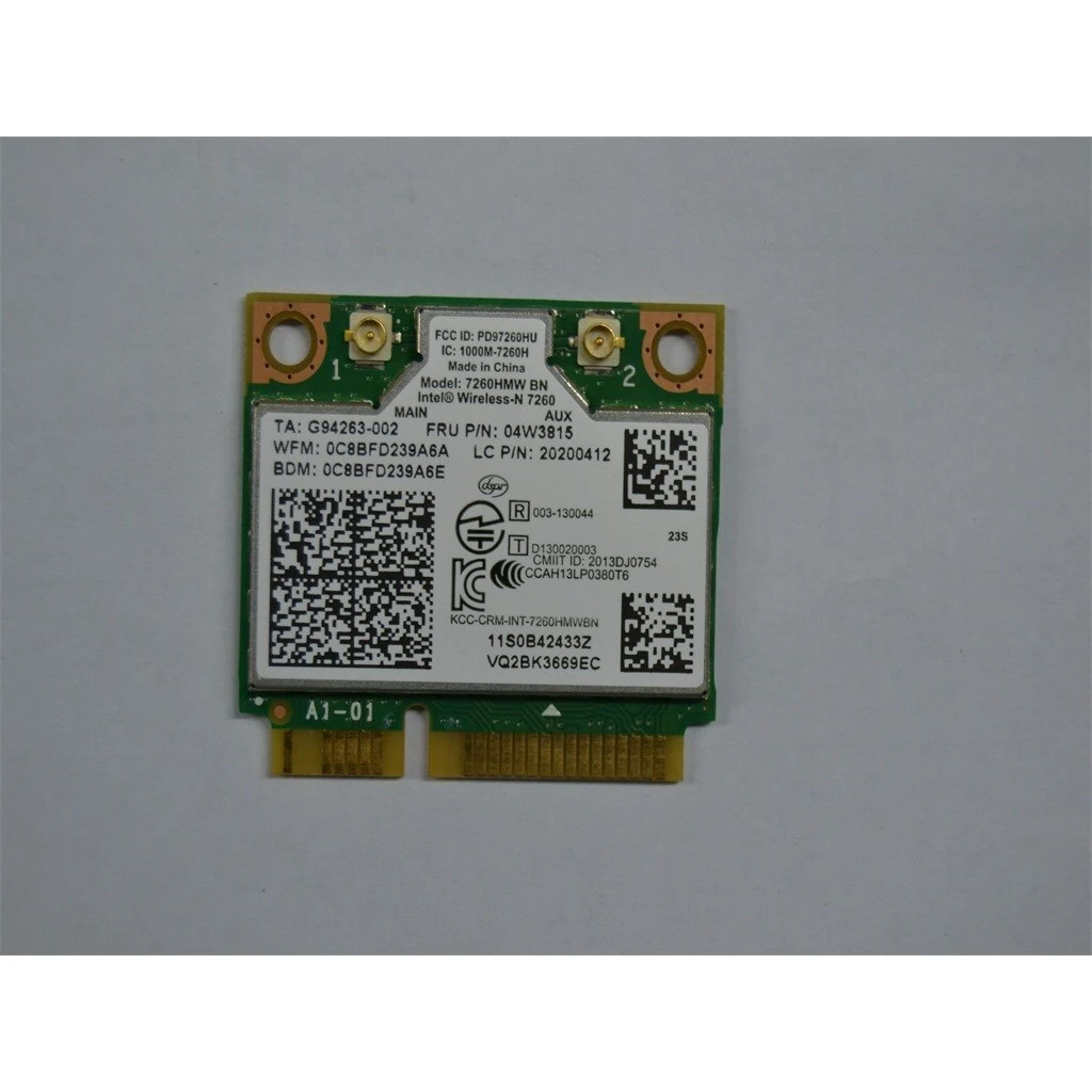Intel 7260BN 2x2BN+BT PCIE HMC WLAN