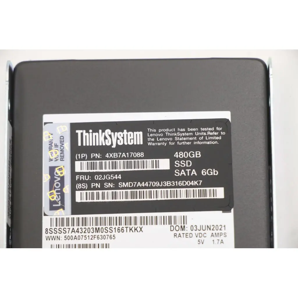 ThinkSystem 2.5" 5300 480GB Mainstream SATA 6Gb Hot Swap SSD - Image 3