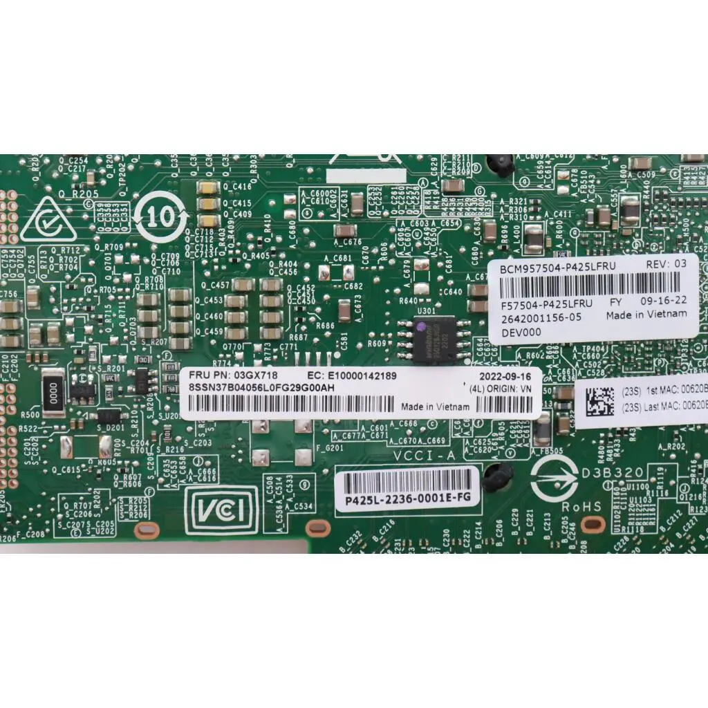 ThinkSystem Broadcom 57504 10/25GbE SFP28 4-port PCIe Ethernet Adapter - Image 3
