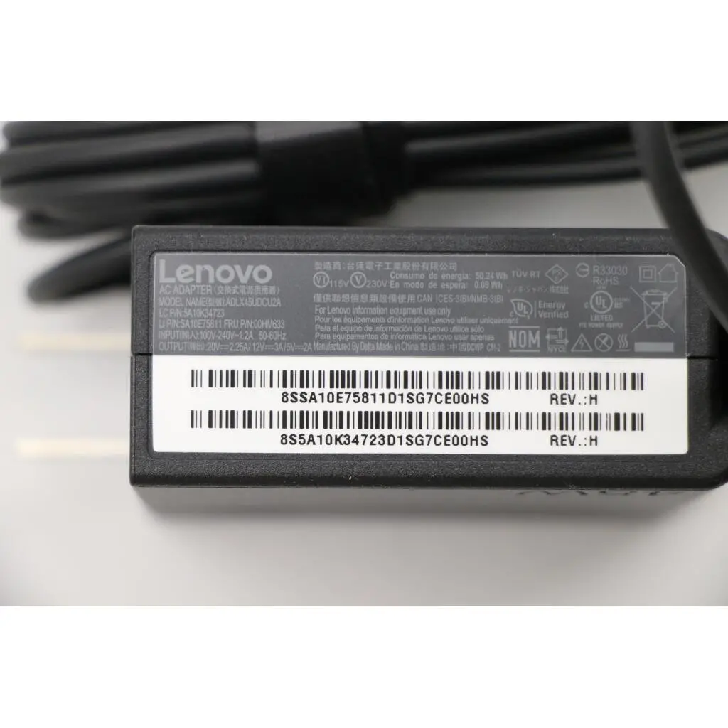 Lenovo AC_ADAPTER,Type-C,45W,2P,US,Black - Image 5