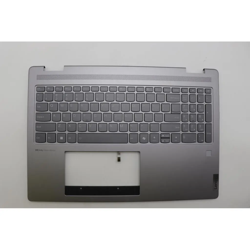 C-Cover with keyboard,English,Arctic Grey,Fingerprint