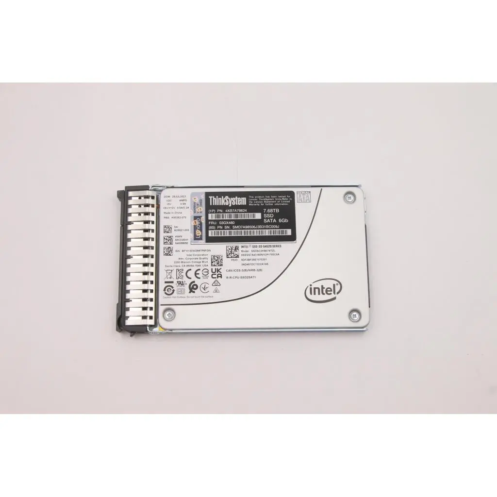 ThinkSystem 7mm S4520 7.68TB Read Intensive SATA 6Gb HS SSD - Image 4