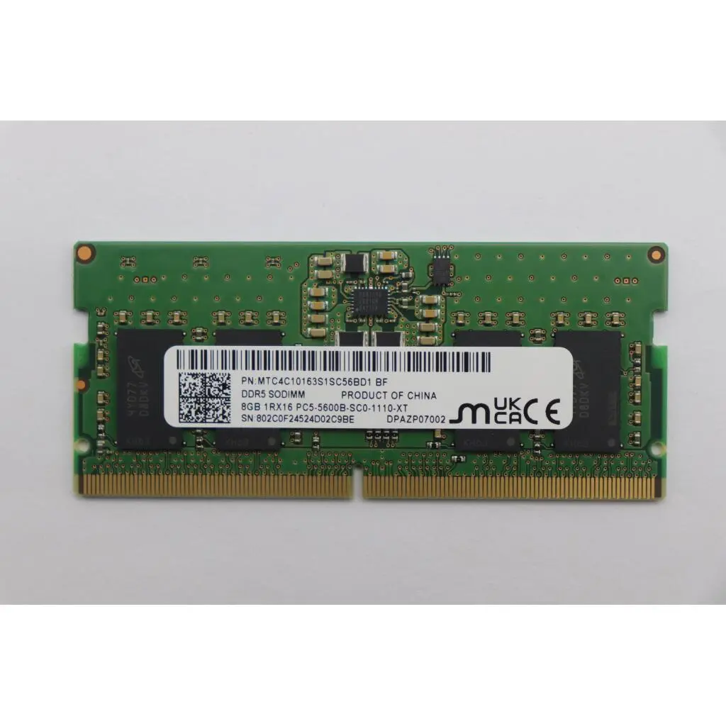Lenovo 5M31L87420 memory module 8 GB DDR5