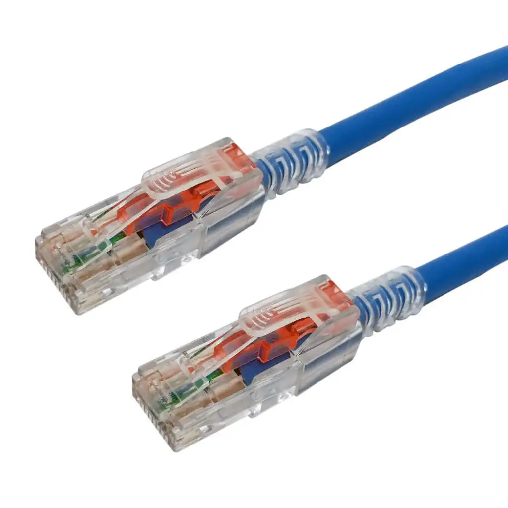 CAT6CL-06BL - RJ45 Cat6 Patch Cable - Custom Locking Style Boot - Blue ...